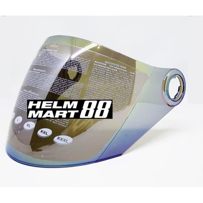 visor iridium gold zeus 610 kaca gold zeus 610 helm zeus610 mirror