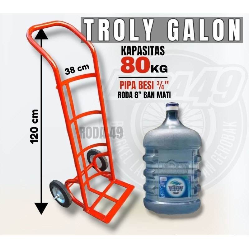 Troli Galon dan Gas Serbaguna