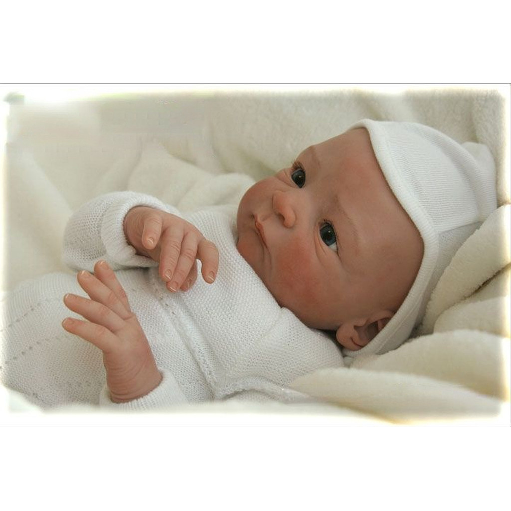

20inch Unpainted Reborn Doll Kit Nils Soft Vinyl Reborn Doll Unfinished Doll Parts DIY Blank Doll Kit