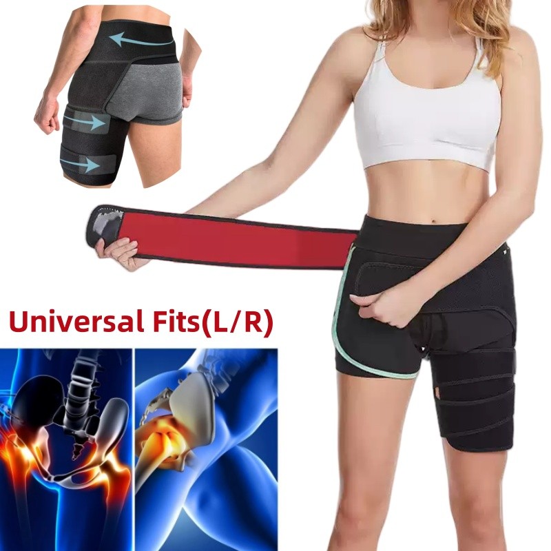 Iris Deker Paha Hip Joint Support Thigh Deker Panggul Penyangga Paha/Hip Joint Support Deker Paha