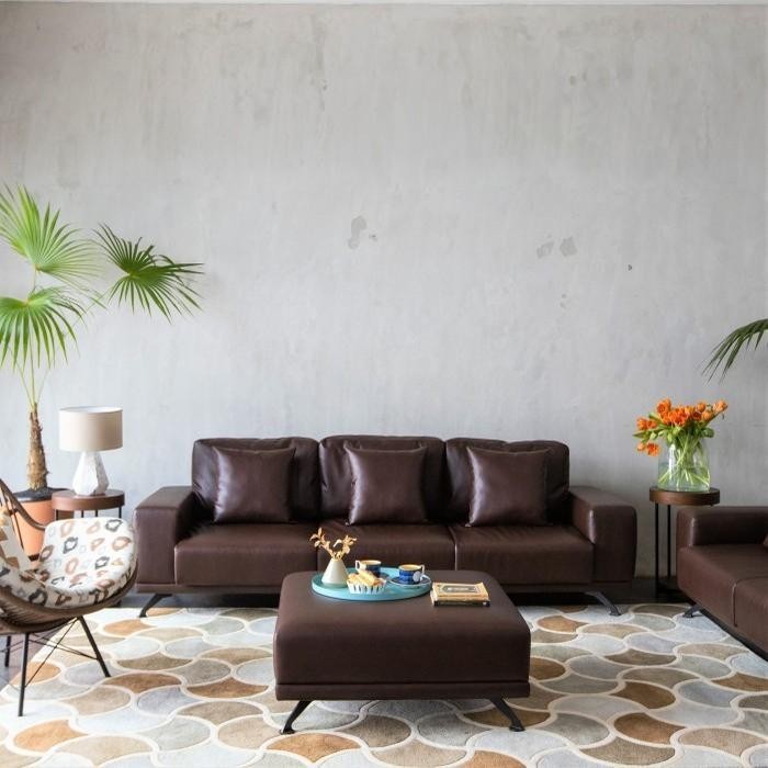 VIVERE Chester Sofa 3 Seater - Kursi Sofa Ruang Tamu