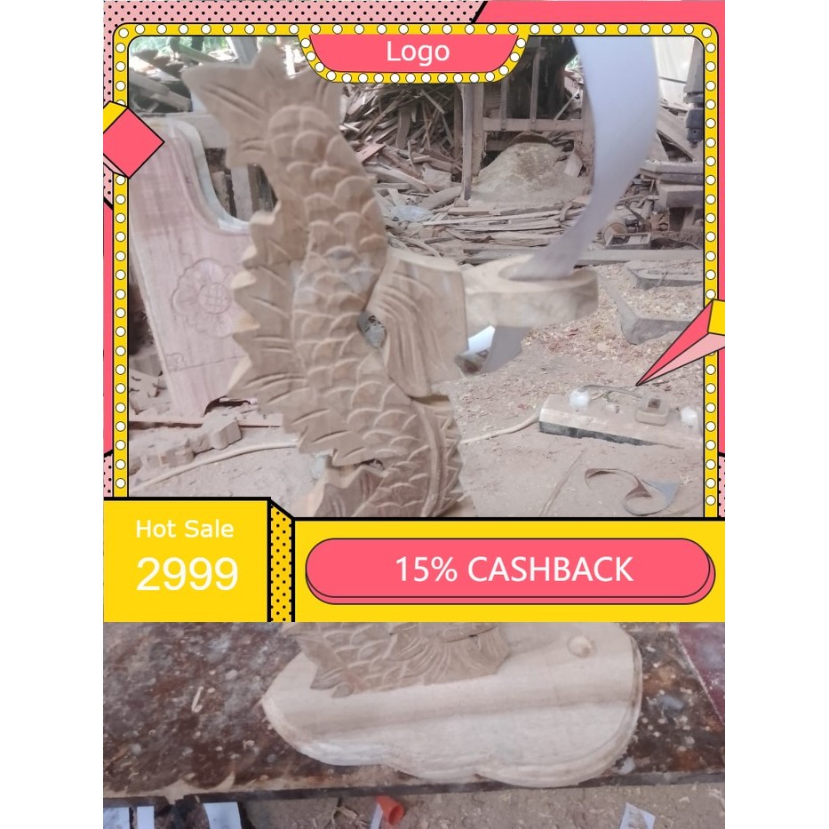 blawong standing dari kayu jati sangga naga berdiri mentahan amplasan termurah produksi sendiri bk K