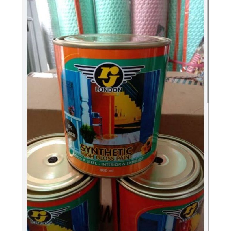 cat minyak 800ml cat, kayu sintetik rj london