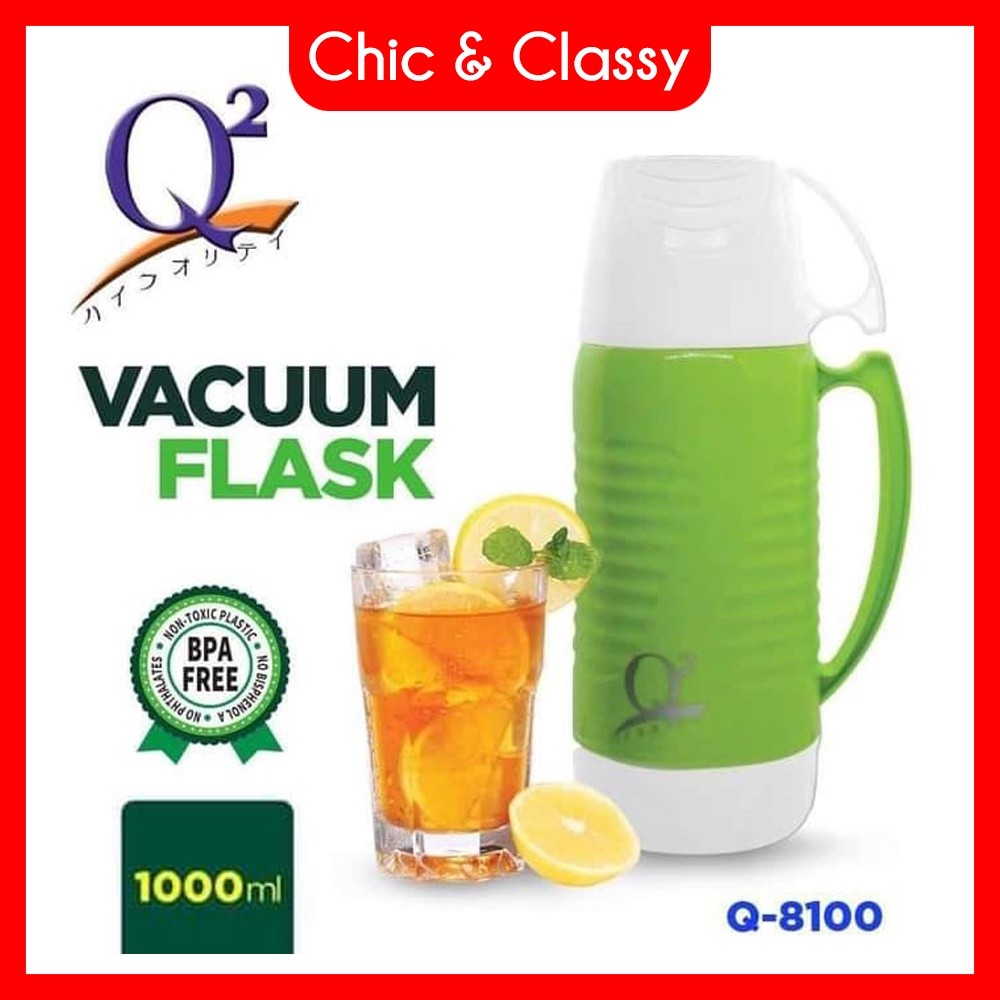 Q2-8100 || Termos 1 Liter Air Panas Dingin 1000 ML Thermos 1L || Vacuum Flask Q2 8045 BPA Free / Q2 