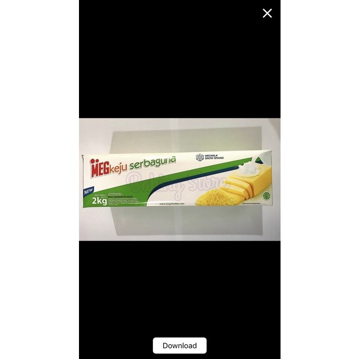 

Keju Meg Cheddar HIJAU serbaguna 8x2kg - Gosend Only!!!