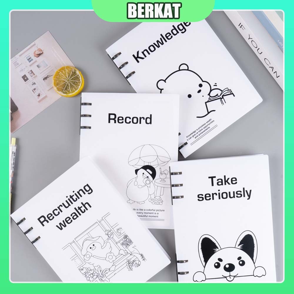 

Buku Jurnal Kartun Minimalis / Notebook Aesthetic Korea Besar / Buku Binder A5 / Buku Catatan Lucu / Sampul Buku Aesthetic / Buku Tulis Sekolah / Loose Leaf Notebook Notepad