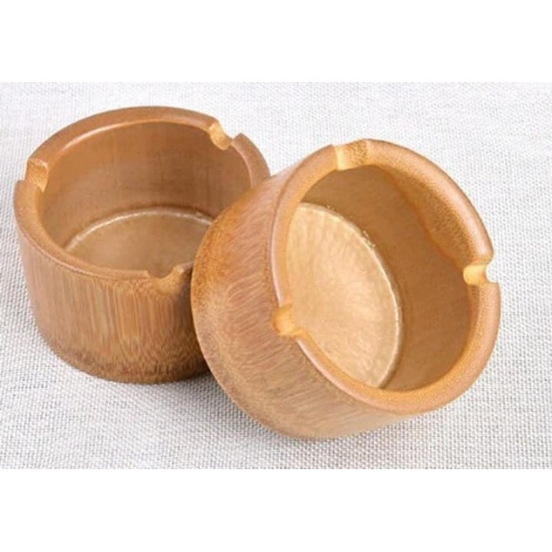 Kerajinan bambu asbak bambu kuning murah cantik #terlaris