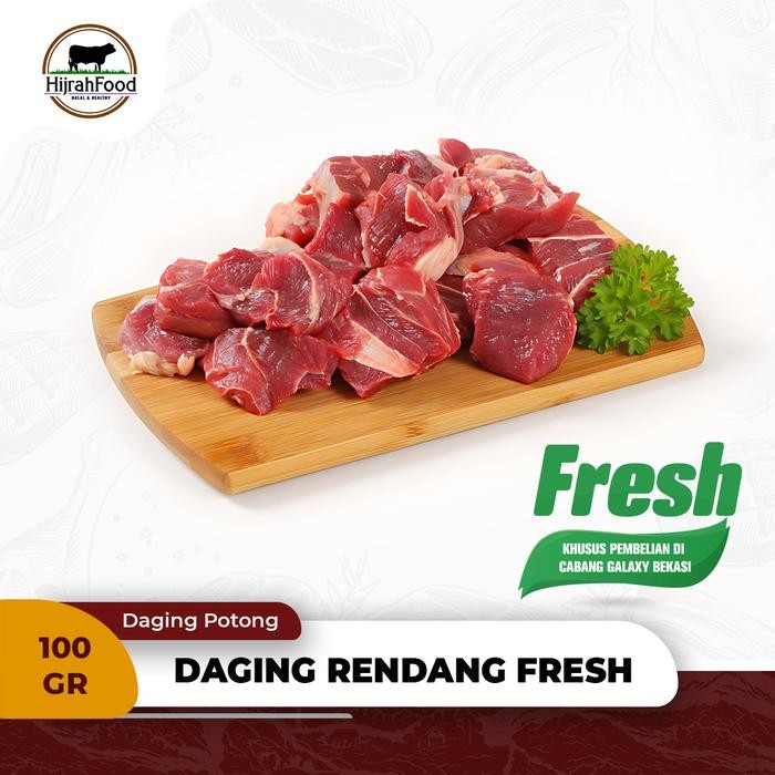 

Daging Rendang Sapi SEGAR Potong | Beef Rendang Cutting FRESH 100gr