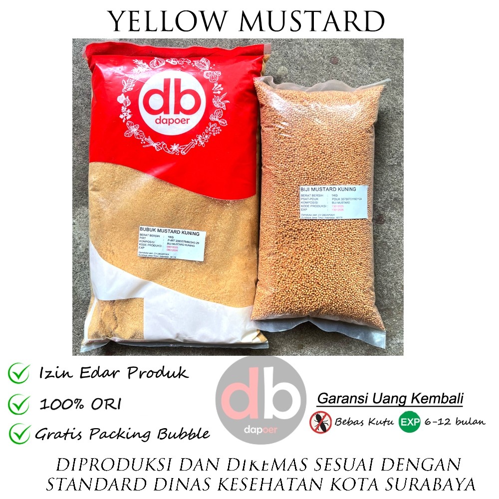 

Biji Sawi 1kg | Yellow Mustard