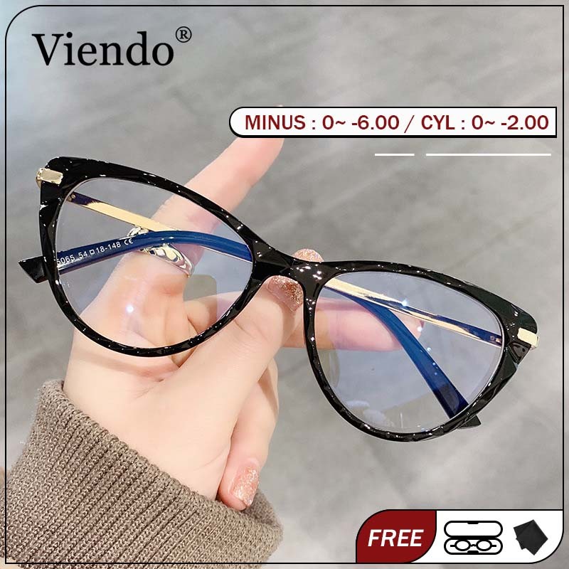 Viendo Kacamata Minus Anti Radiasi Blueray Photocromic Wanita Frame 2 in 1 Bluecromic Potocromic