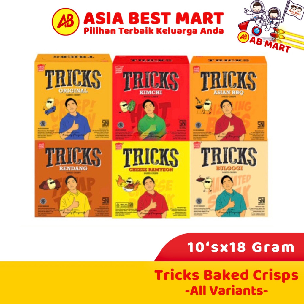 

Tricks Baked Crisps Kentang Snack Cemilan