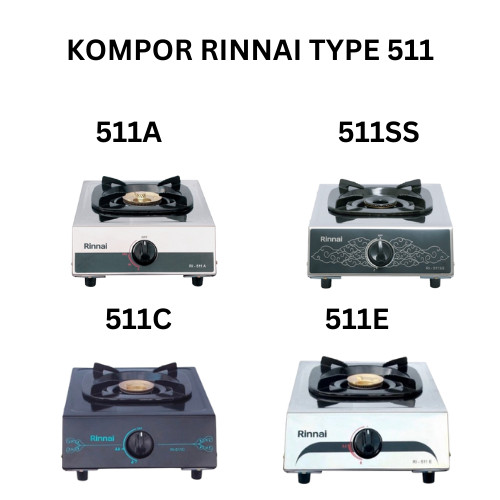 KOMPOR GAS RINNAI 511 KOMPOR 1 TUNGKU RINNAI 511