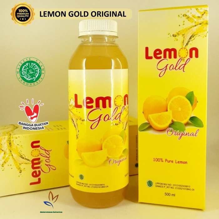 

Lemon Gold 500 ml | Minuman Sari Lemon Murni Extract