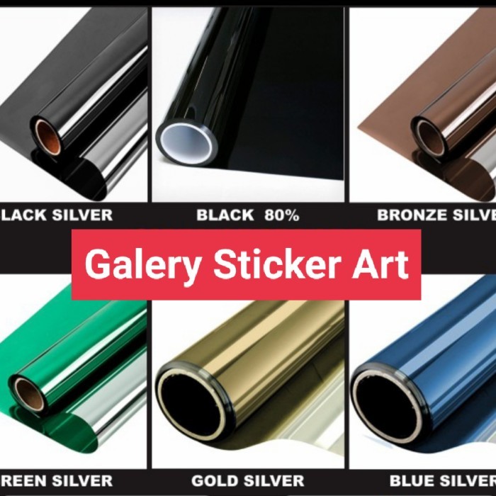 Kaca Film One Way - Green Silver