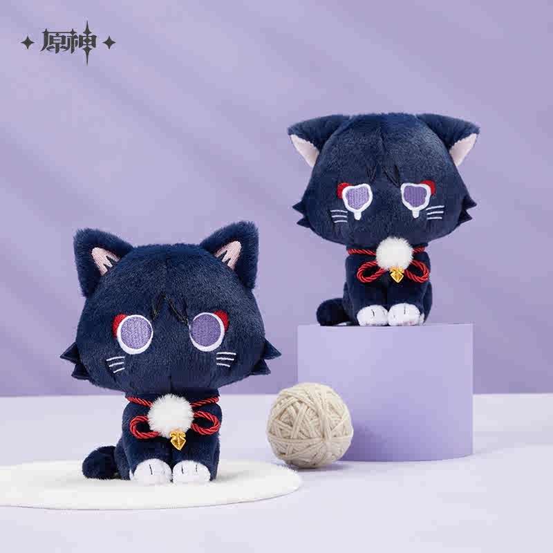 Licia Genshin Impact Official al Wanderer Fairy Tale Cat Hat Plush Pendant Doll
