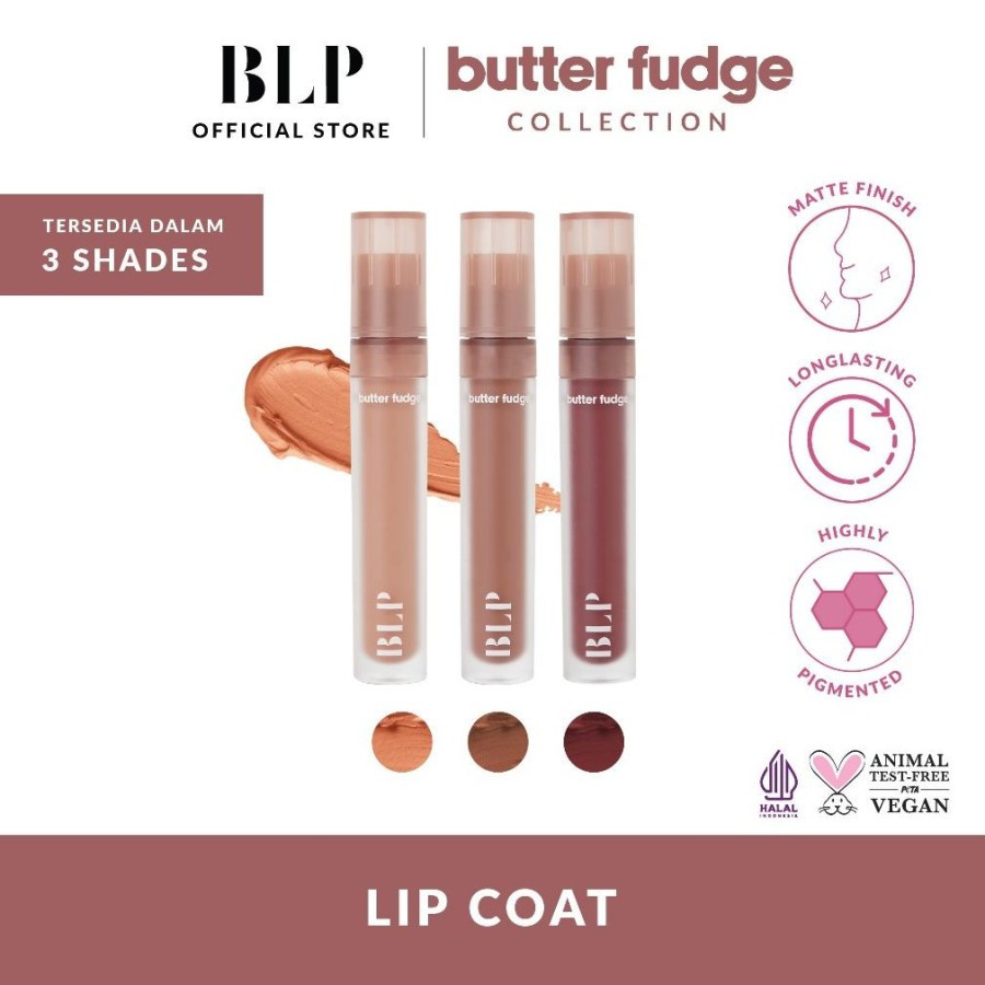 BLP LIP COAT BUTTER FUDGE COLLECTION - LIP CREAM BIBIR