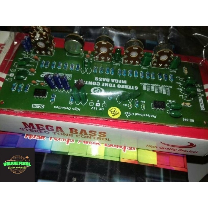 Kit Stereo Tone Control Mega Bass IC JRC4558  Termurah COD