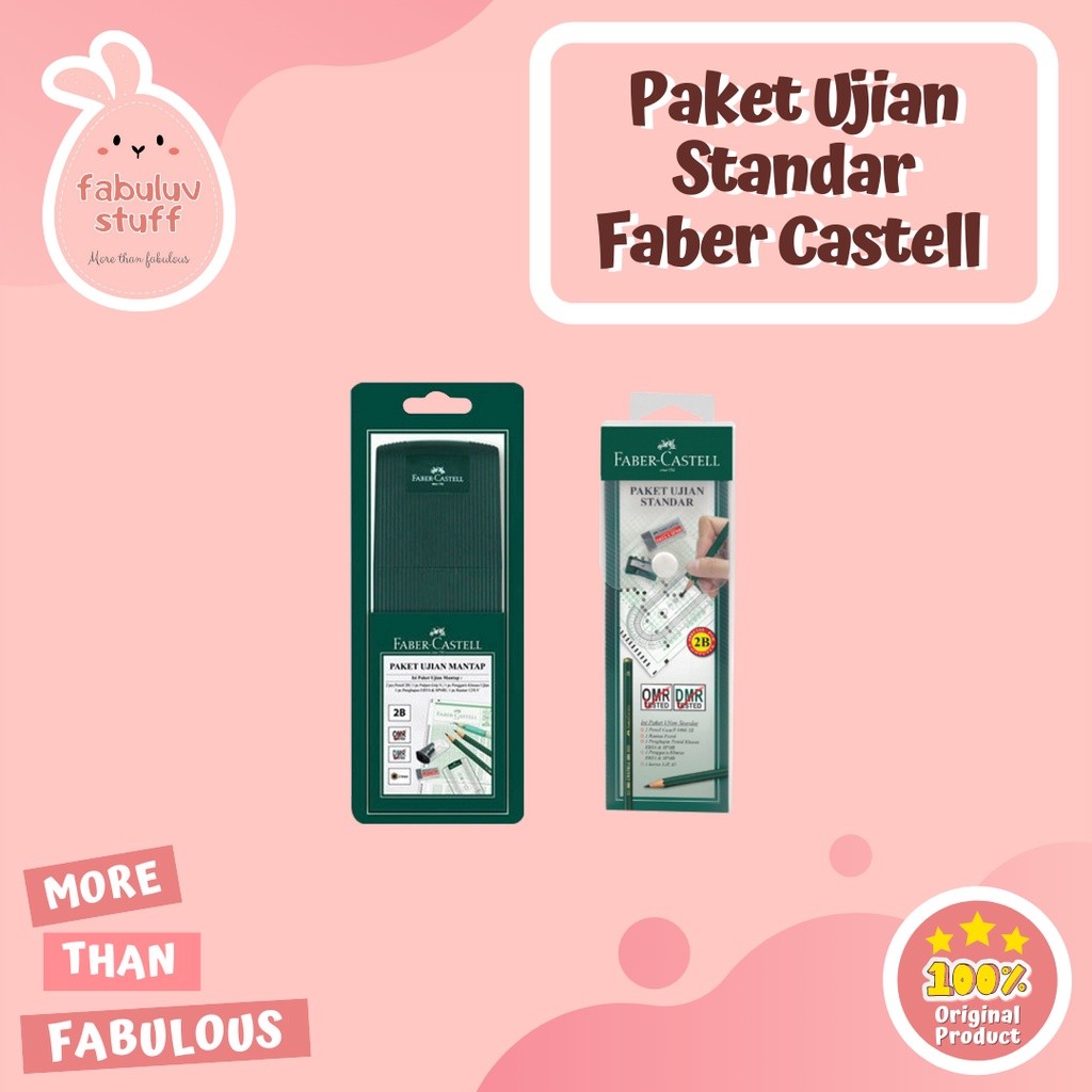

ATK ~ Paket Ujian Faber Castel 2B Mantap dan Standar