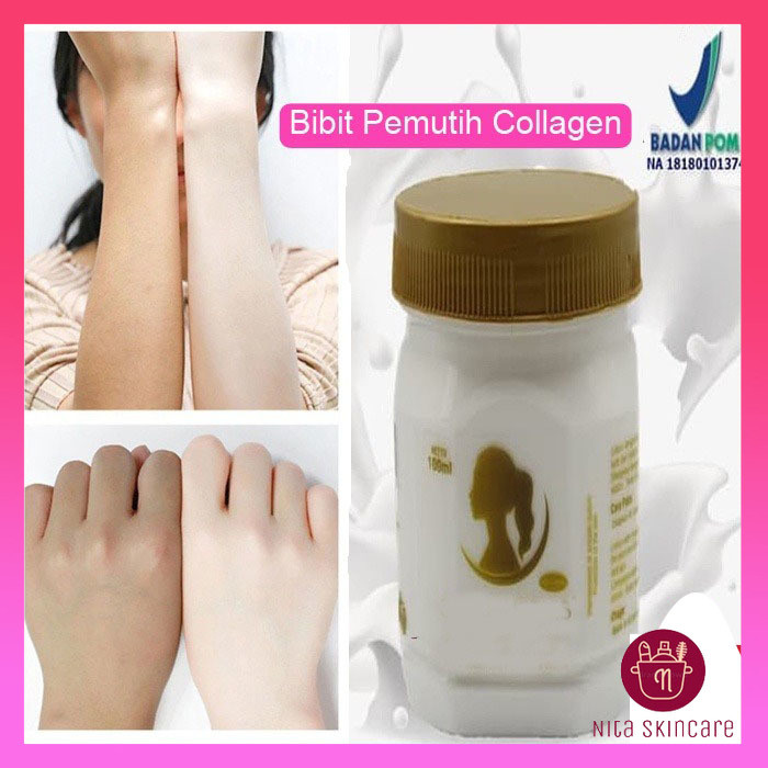 Bibit Pemutih Collagen Colagen Original 100% Pemutih Kulit Pencerah Tubuh Tangan Kaki