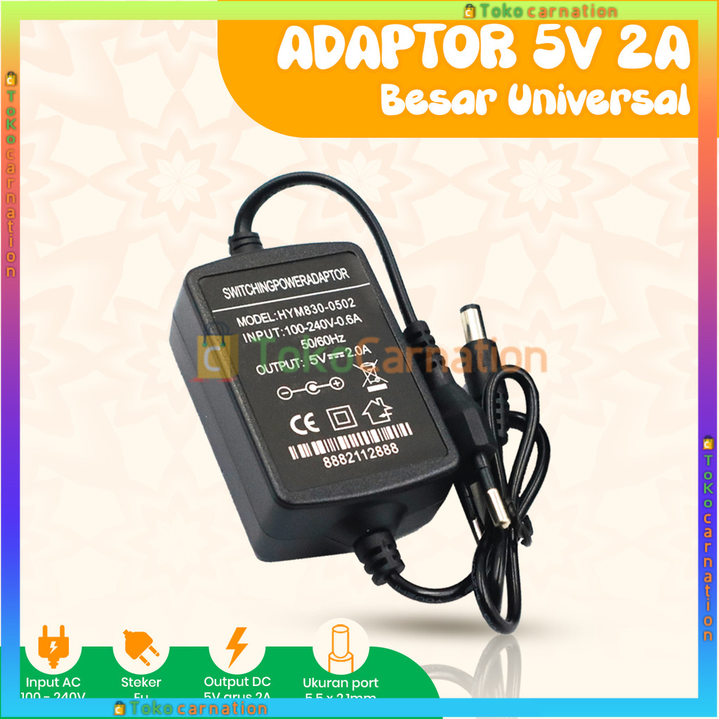 Adaptor Media Konverter Power Adaptor Baik 5V 2A Part Media Converter Adaptor