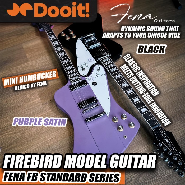 Fena Guitars Firebird Fire Bird Standard Series Electric Gitar elektrik alternatif Gibson / Epiphone