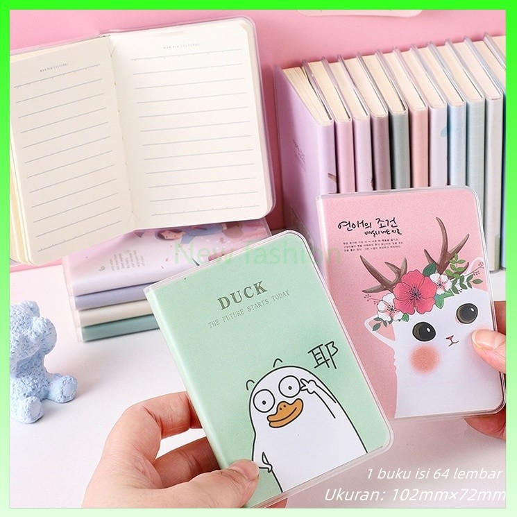 

BUKU CATATAN MINI MOTIF KARTUN / BUKU AGENDA PGS/Buku catatan jaket PVC