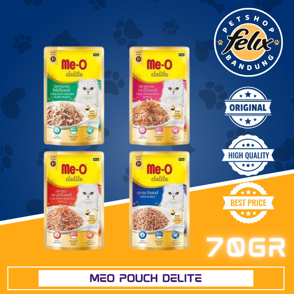 Meo Delite premium cat pouch 70gr