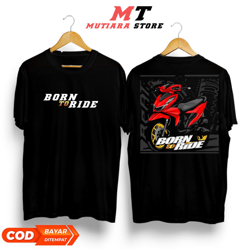 KAOS BAJU FASHION MOTOR BEAT DELUXE KAOS PREMIUM COTTON COMBAD 30S KAOS DEKENGANE KAOS BEAT DELUXE T
