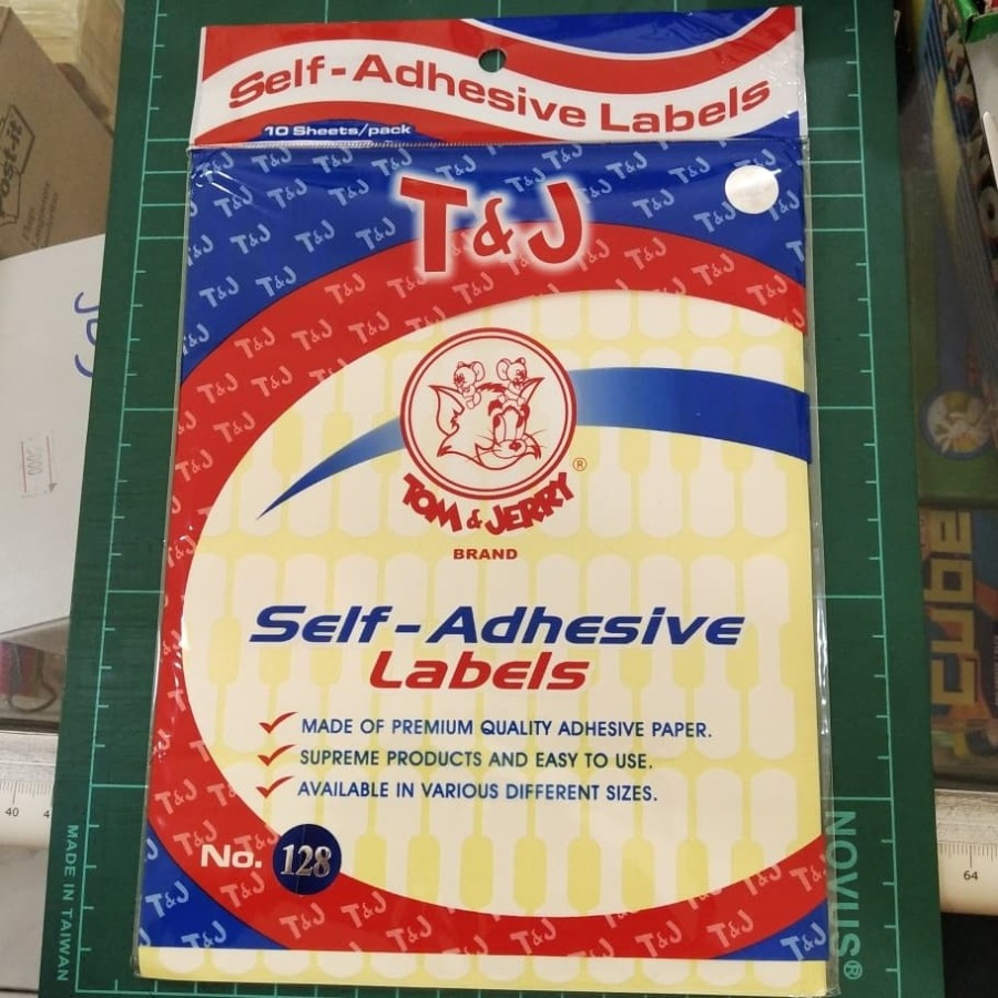 

Tom and jerry label 128 T&j labels no. 128 self-adhesive 1Pack saja