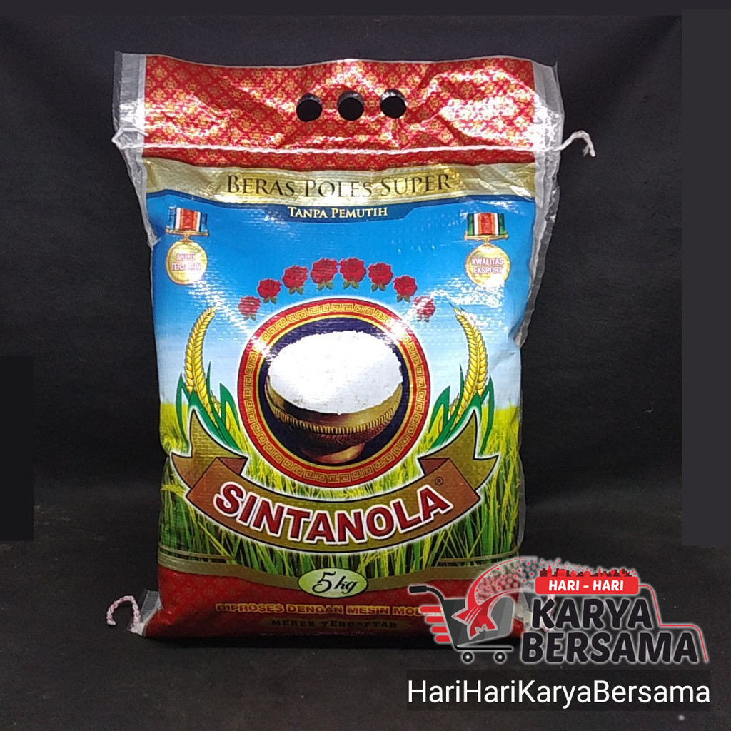 

BERAS POLES SUPER SINTANOLA TANPA PEMUTIH 5KG