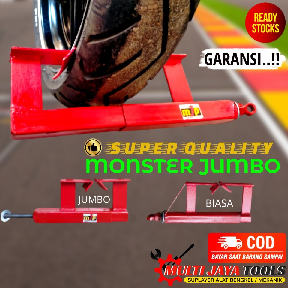 Pres ban "SUPER QUALITY | MONSTER JUMBO" Alat pres ban tubles DAN NON TUBLES Alat Press Ban Manual