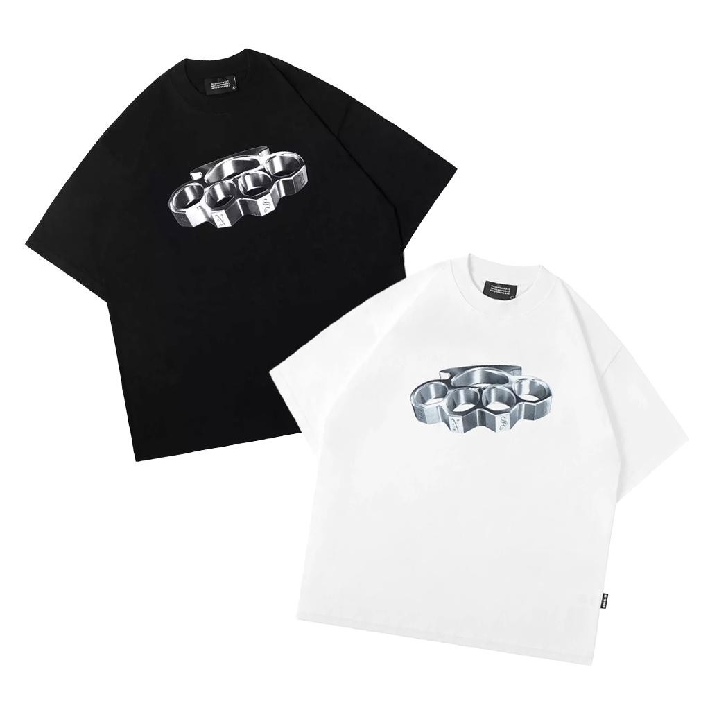【COD】 KKNOCK.BLACK WHITE I TSHIRT I SORRYNOTSORRY.BI+CH I SNSB Crew-neck fashion unisex T-shirt Mens