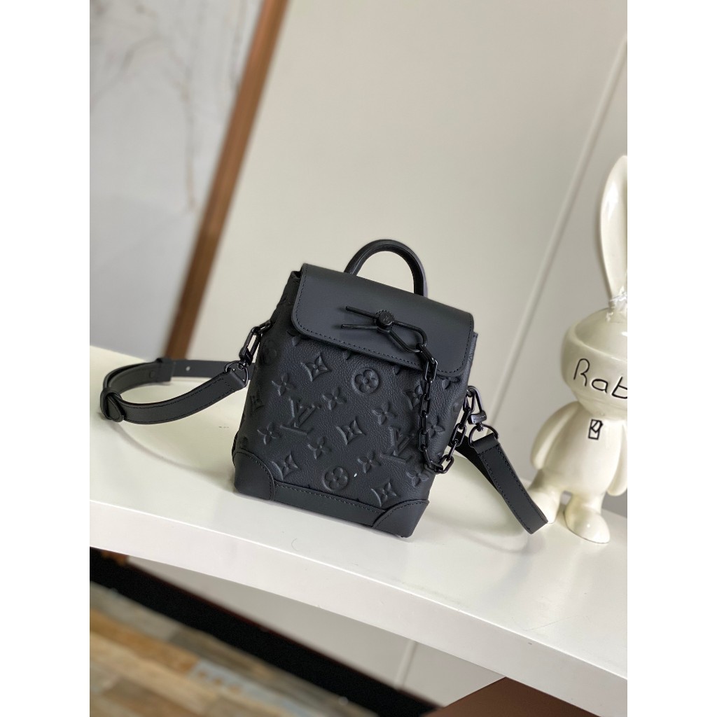 New Counter ORI LV 82772 5400-1 Variational Dynamic Chip Nano Steamer Tote in Full Leather-Embossed 