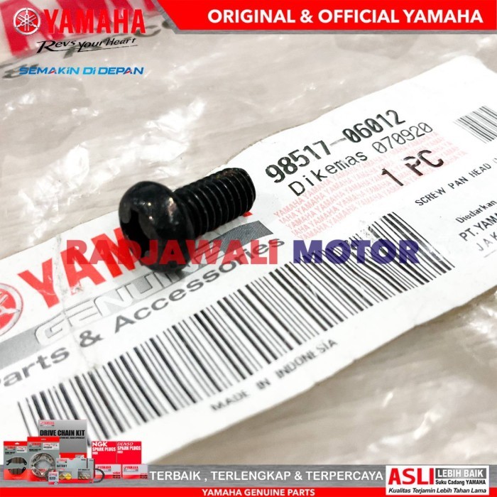 Baut Isc Nmax, Aerox 155, Lexi, Xeon Rc, Gt 125 Asli Original Yamaha BERKUALITAS