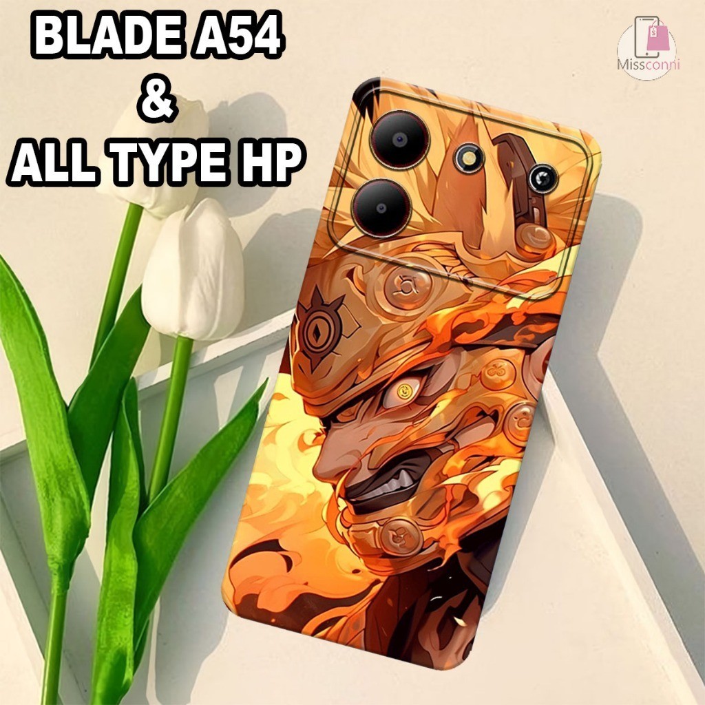 #MC Softcase ZTE Blade A54 - Case pro camera - MOTIF NARUTO - bahan karet lentur - casing ZTE Blade 