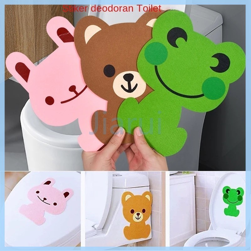 Jiarui Stiker pengharum toilet kartun lucu/stiker pengharum ruangan stiker pengharum laci toilet sti