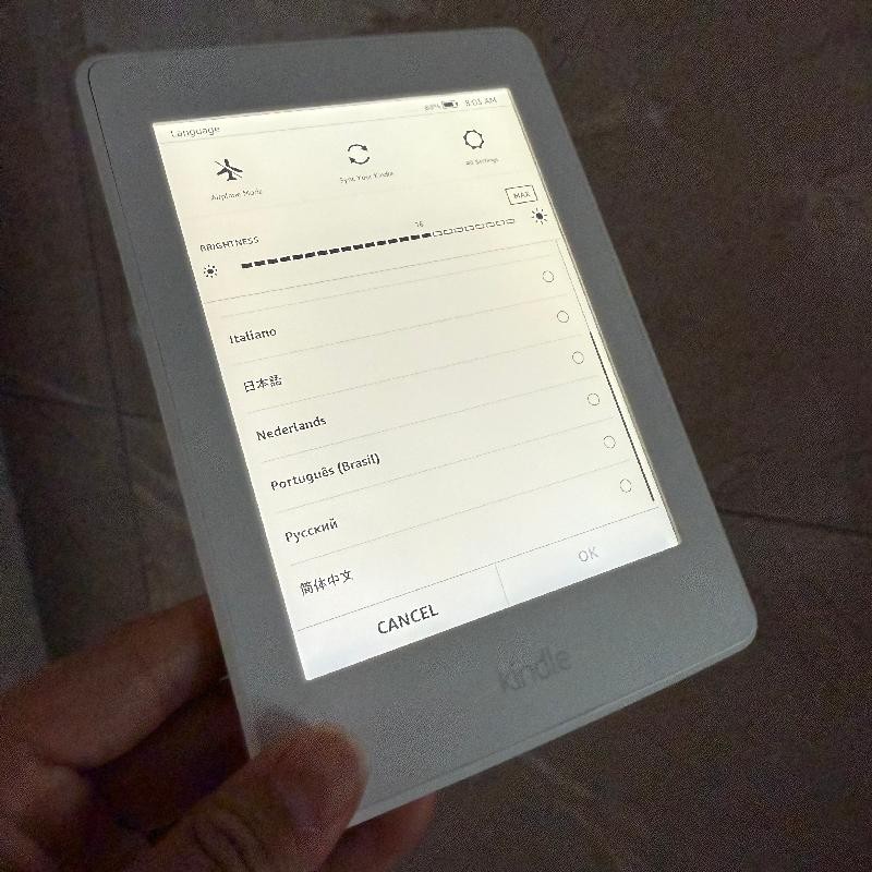 Original Kindle Paperwhite 7th Used Ebook Reader Light 6 Inch 4GB Ebook Book for Kindle Kobo ereader