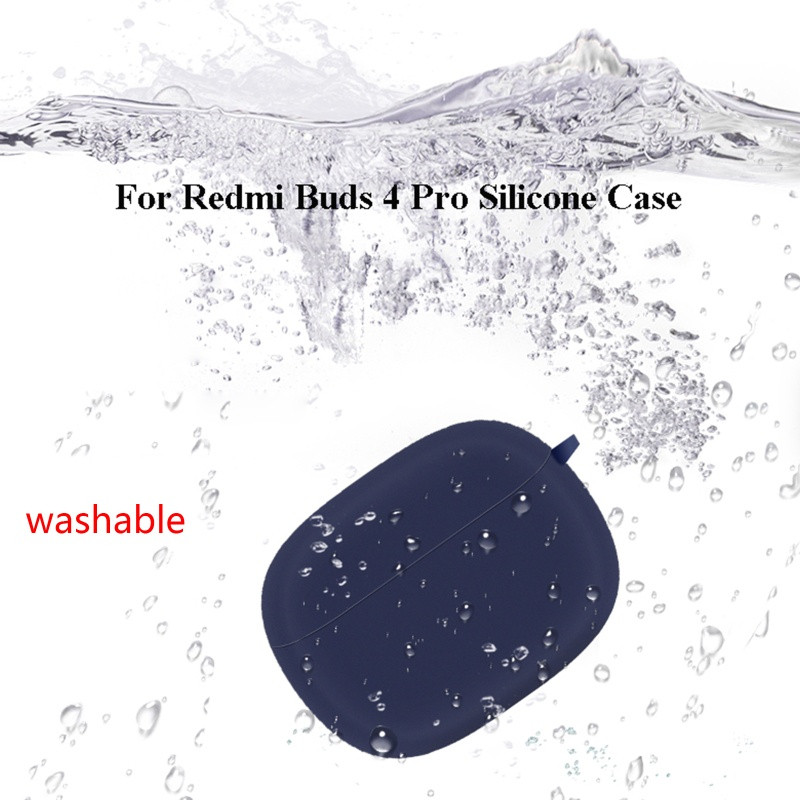 Soft Case Silikon TWS Redmi Buds 4 Redmi Buds 4 Pro Redmi Buds 4 Lite + Carabiner