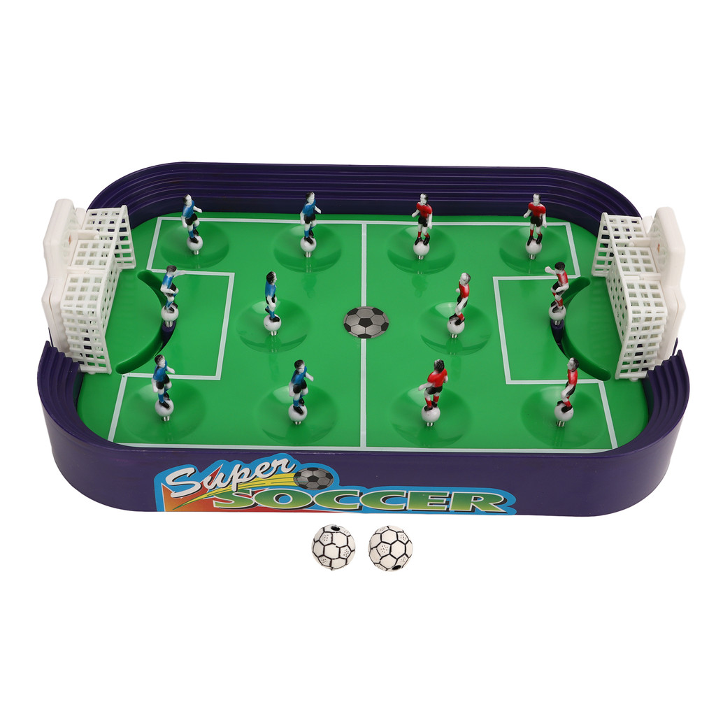 Mini Foosball Games Tabletop Football Party Game Double Battle Desktop Soccer Game Portable Parent-i