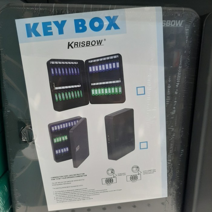 key box kotak penyimpanan kunci krisbow 36key