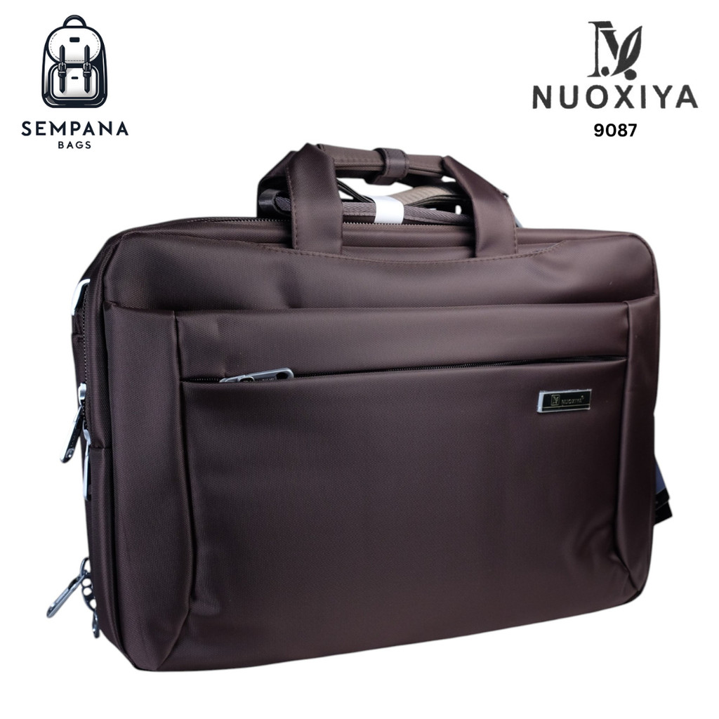 NUOXIYA 9087 Tas Kantor Pria Eksekutif / Tas Selempang / Tas Ransel / Backpack / Tas Laptop ukuran 1