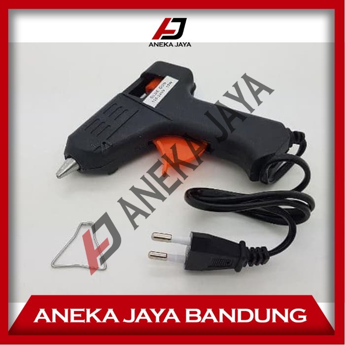 

[AJB] HOT MELT GLUE GUN Alat Pistol Lem Tembak Panas 10W WATT Refil Lem Stick Putih Bakar