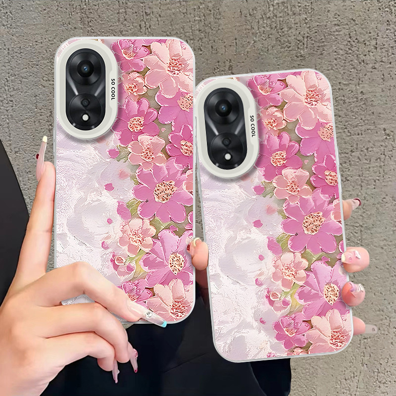 Casing hp OPPOA7 A5S A7N A7X A12S F9 F9PRO U1 A71 A72 A73 A53 A74 F19 A78 A8 A31 A83 A96 BUNGA P1NK 