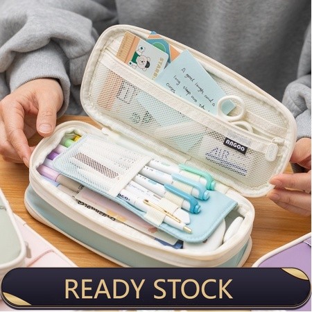 

COD Tempat pensil/kotak alat tulis berkapasitas Student Stationery Organizer School Supplies