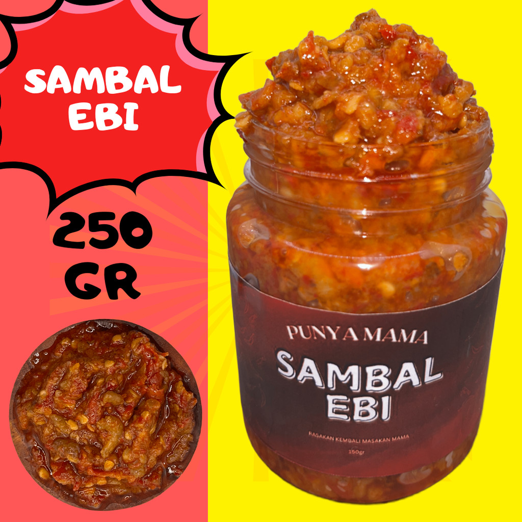 

Punya Mama - Sambal Ebi 250 Gram