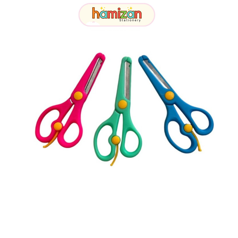 

Gunting Anak 12 cm SC-SQ03 / Scissor Squeezy Stainless Steel Abs Handle / Gunting Anak / Kids Scissor Squeezy Murah Berkualitas