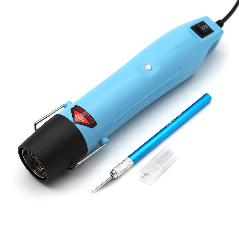 

Mini Polymer Clay Heat Gun Tool Rubber-Stamp Embossing Powder Heat-Shrink Plastic FIMO 300W 220V