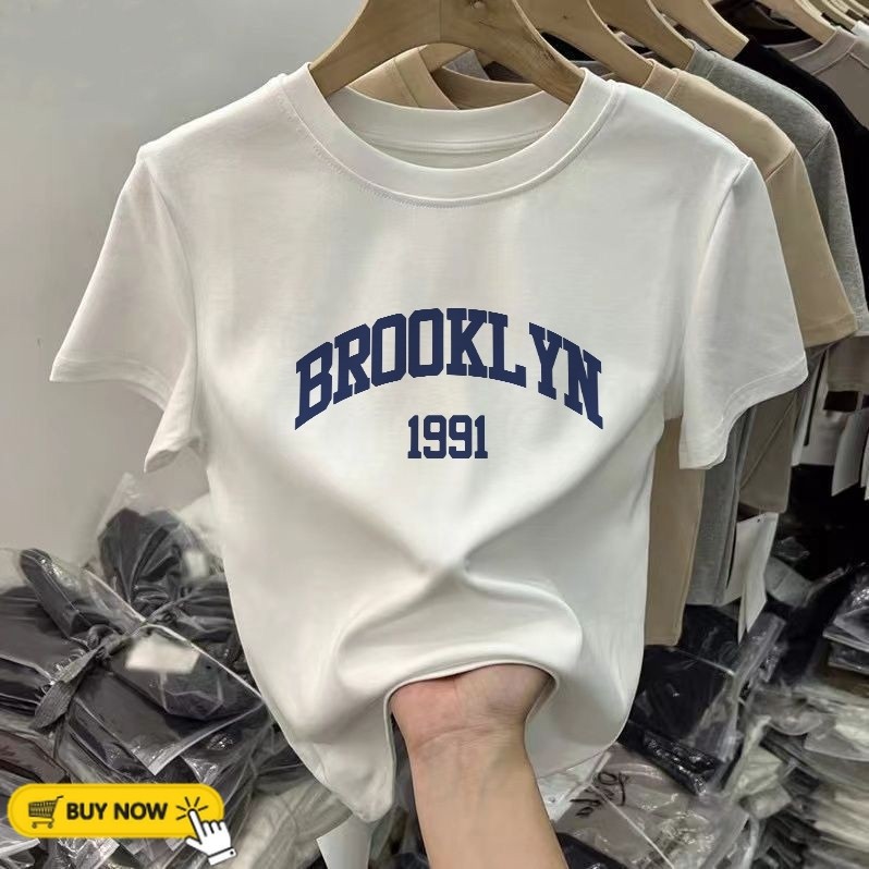 XiaoZhaiNv baju atasan wanita terbaru | Pria Wanita Unisex Street Style | kaos ketat wanita atasan k