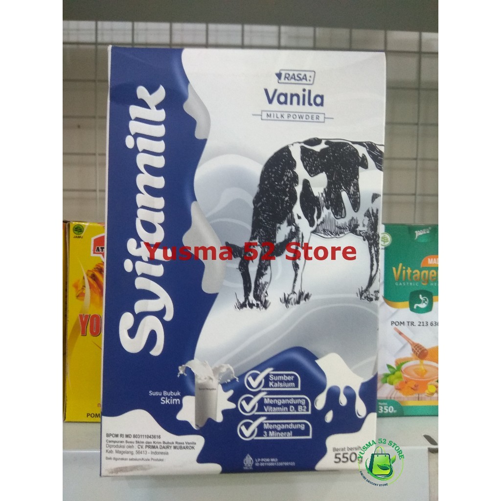 

Syifamilk Rasa Vanila Bubuk Susu Sapi Untuk Diet Susu Penurun Berat Badan 550 Gram