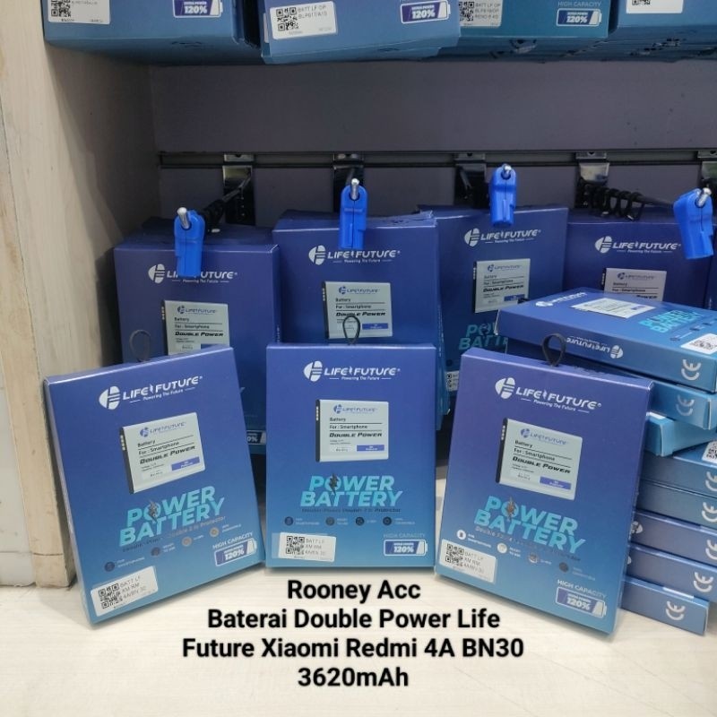 BATRE BATTERY DOBEL POWER BN 30 BN30 BATERAI DOUBLE POWER LIFE FUTURE XIAOMI REDMI 4A BN30 3620mAh